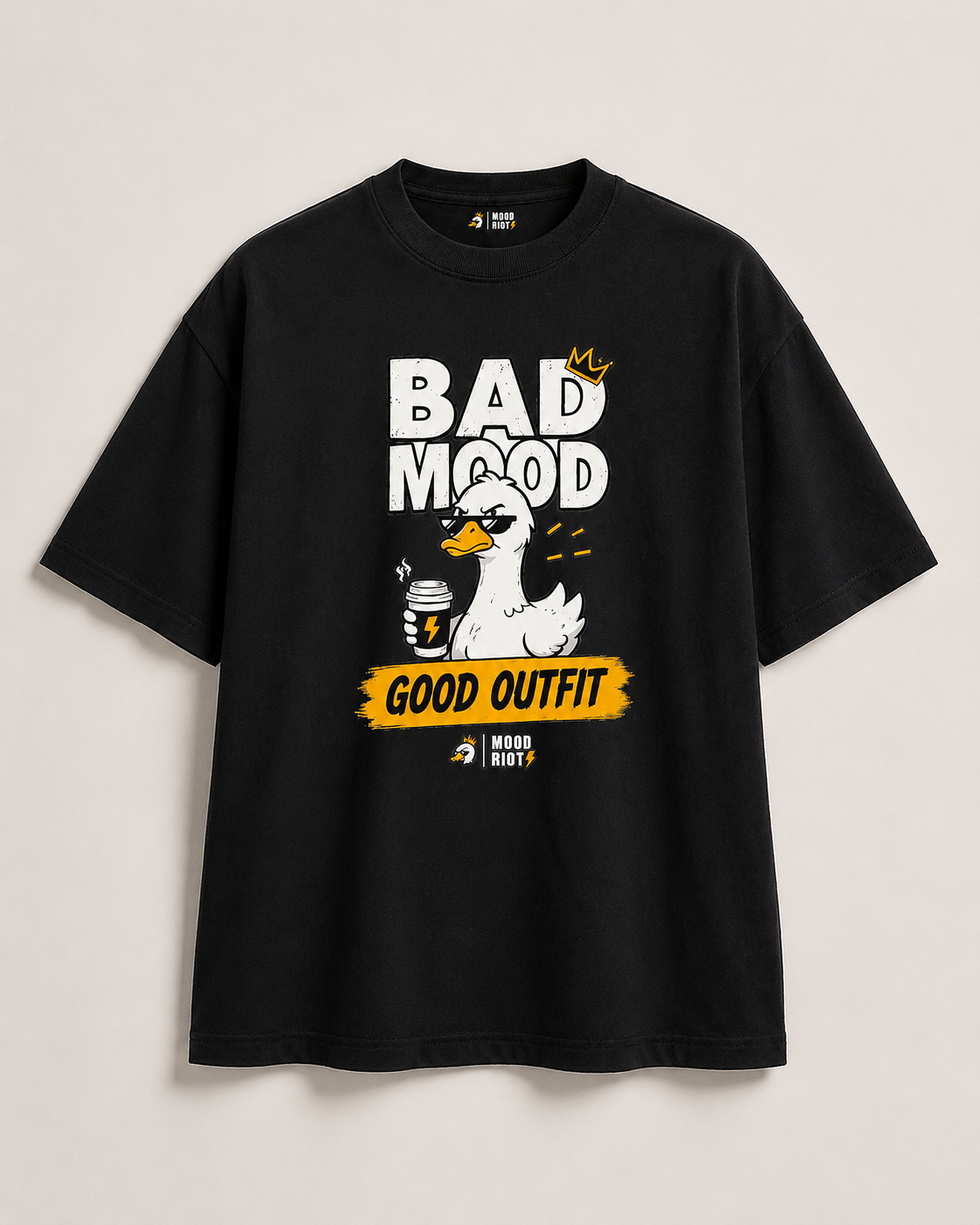 BAD MOOD / GOOD OUTFIT oversized T-shirt
